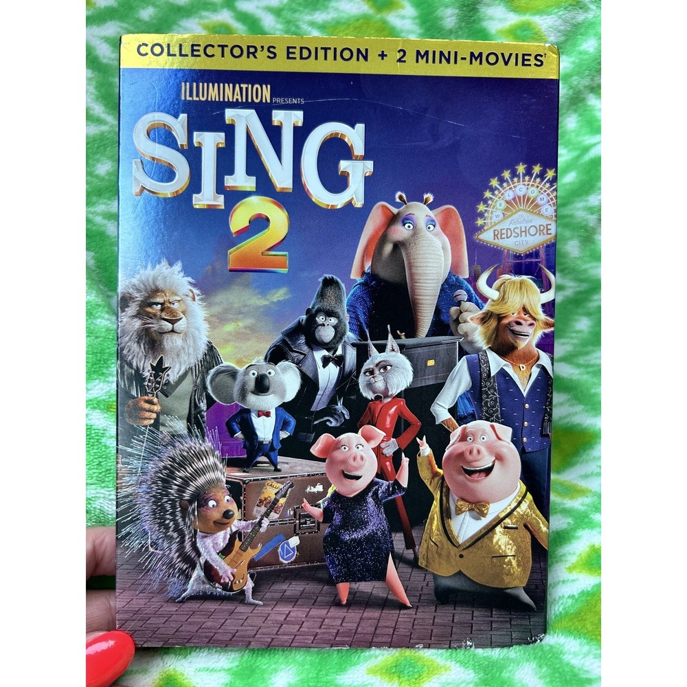 Sing 2 Collector's Edition‎ + 2 mini movies [DVD] W/Slipcover ~ New Sealed